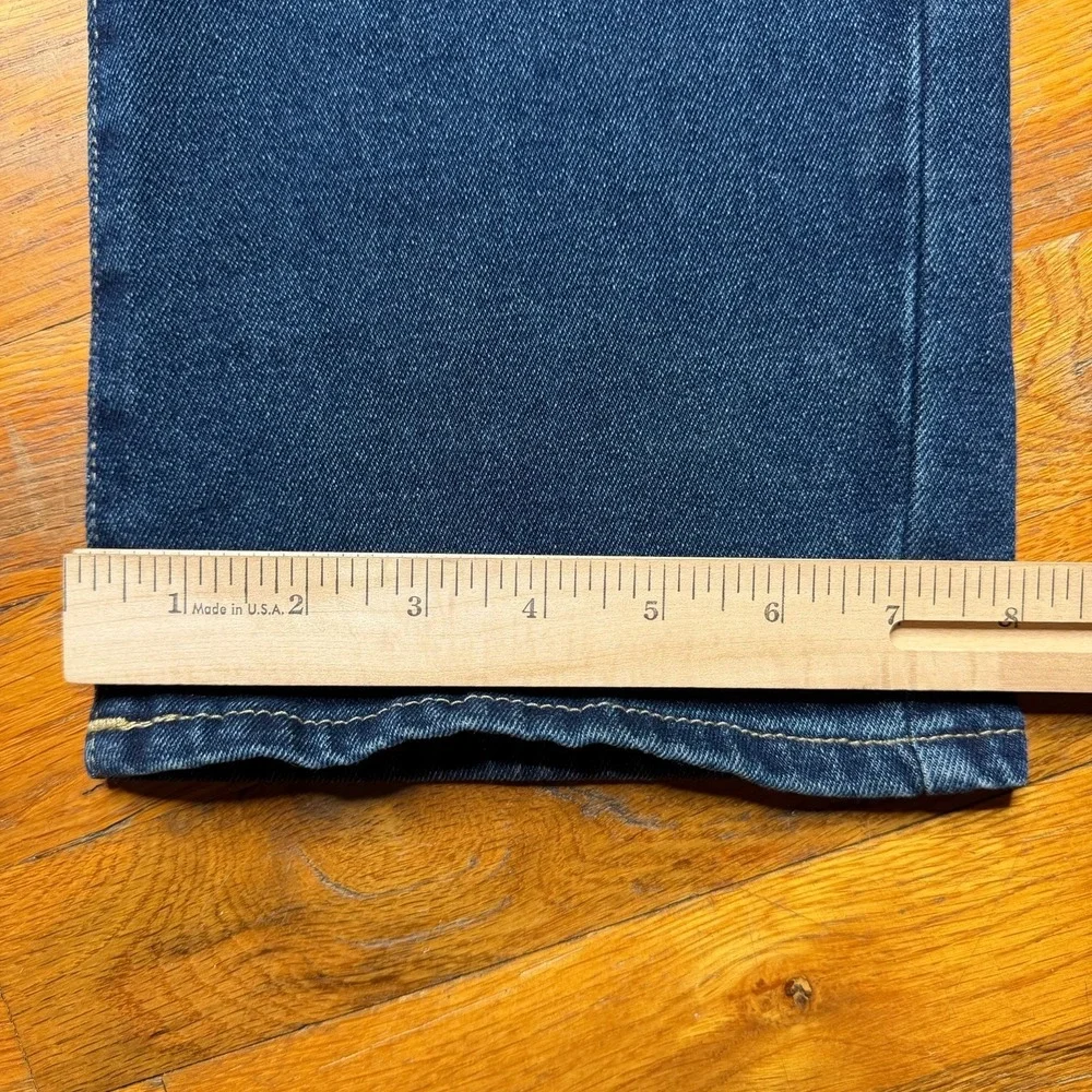 True Religion Men's 34x34 Ricky Jeans Relaxed Straight Blue Dark Wash‎